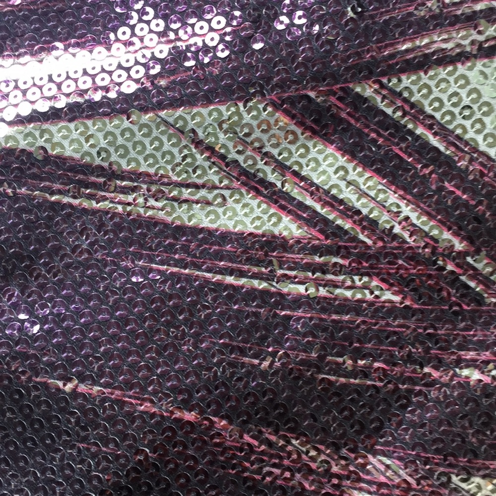 Purple sequined blouse - Picture 3 of 4